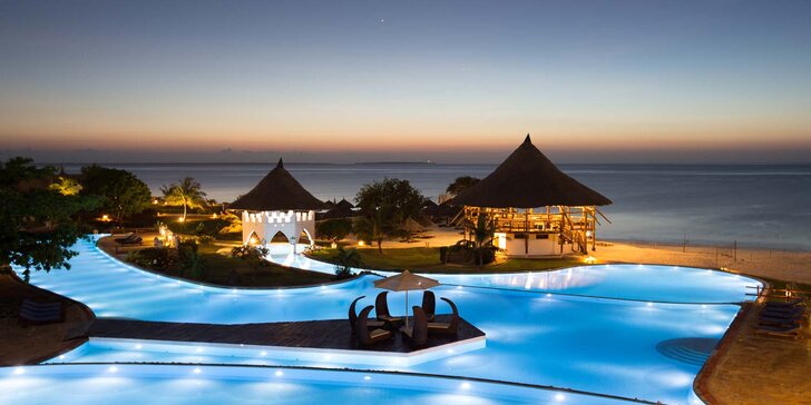 Luxusní 5* resort na Zanzibaru: 6-12 nocí, all inclusive, 4 bazény a lázně