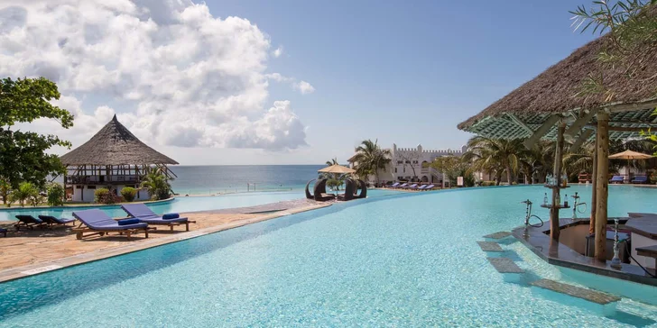 Luxusní 5* resort na Zanzibaru: 6-12 nocí, all inclusive, 4 bazény a lázně