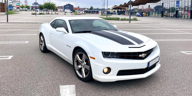 Zážitková jízda v Chevroletu Camaro SS: až 180 min. řízení či spolujízdy
