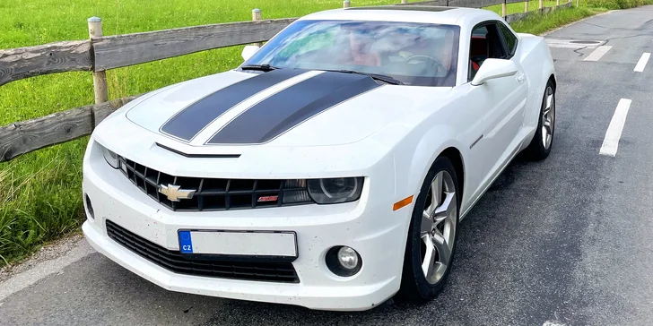 Zážitková jízda v Chevroletu Camaro SS: až 180 min. řízení či spolujízdy