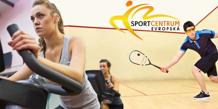 Přenosná permanentka na squash či spinning nabitá na 1000 Kč