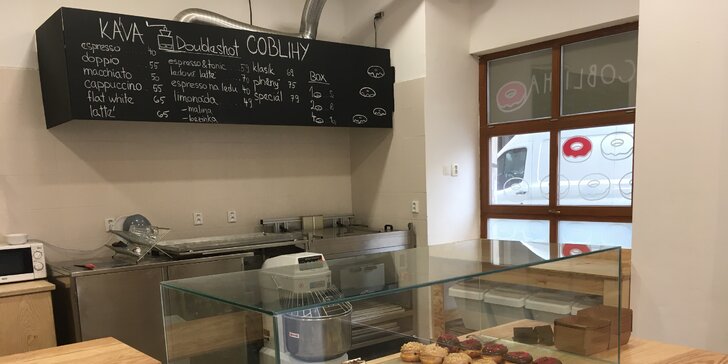 Sladká odměna v centru Olomouce: donut a káva z Coblihy podle výběru