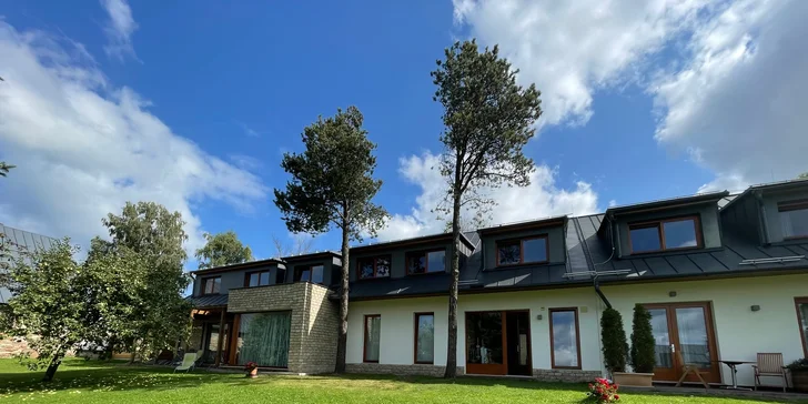 Luxusní 4* pobyt na Vysočině uprostřed přírody: wellness, polopenze i zábava