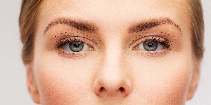 Záloha na plastickou operaci či redukci nadbytečné kůže očních víčkách