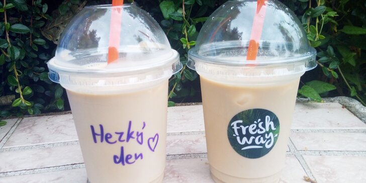 Kávy z FreshWay podle výběru: ledová káva pro dva i s možností zmrzliny nebo kávy s příchutí