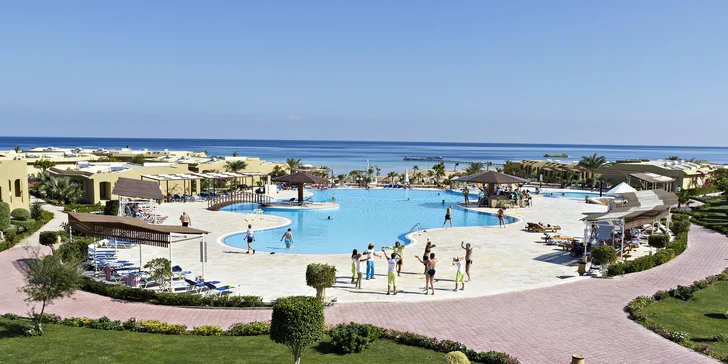 All inclusive dovolená v Egyptě: 5* plážový resort s bazény, včetně letenky