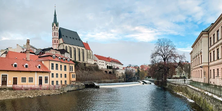 Pobyt se snídaní v historickém jádru Českého Krumlova: budova ze 16. století, na zámek 5 minut