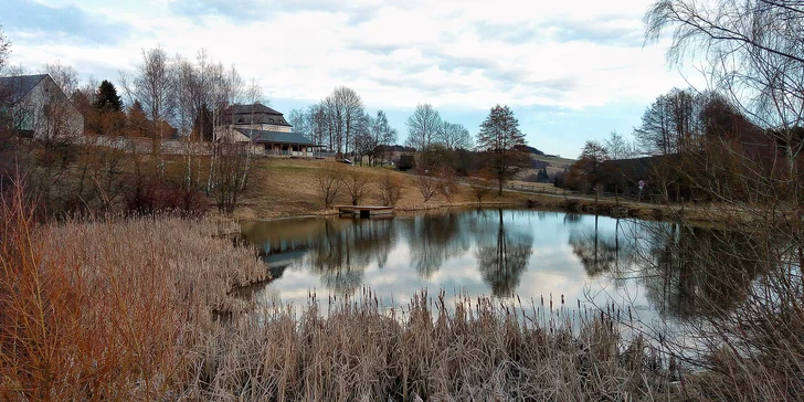 Luxusní 4* pobyt na Vysočině uprostřed přírody: wellness, polopenze i zábava