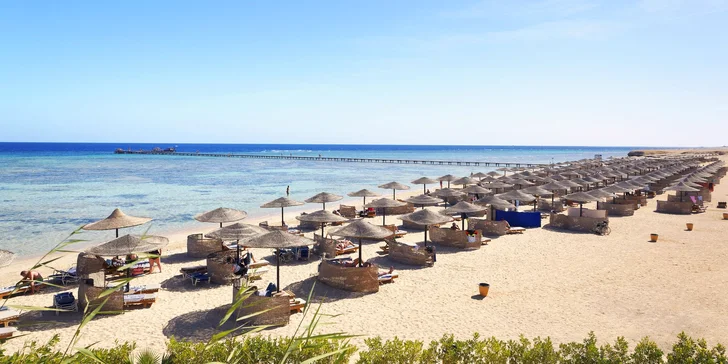 All inclusive dovolená v Egyptě: 5* plážový resort s bazény, včetně letenky