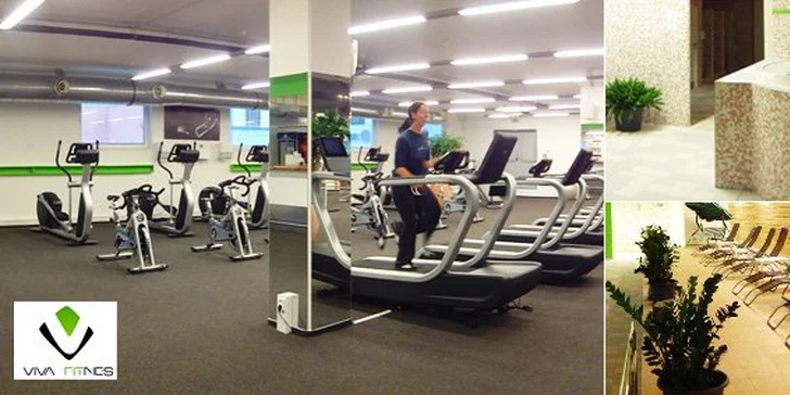 Jen 175 Kč za celodenní vstup do sportovního a relaxačního centra VIVA FITNESS v hodnotě 349 Kč. Posilovna, spinning i rozsáhlé wellness s vířivou vanou a bazénem. Kompletní služby se slevou 50 %.