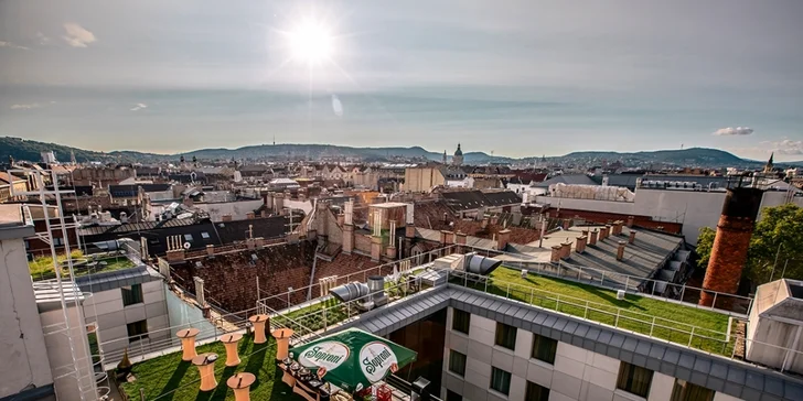 Romantika v centru Budapešti: Continental Hotel se snídaněmi a neomezeným wellness