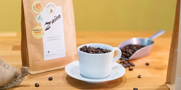 Americano, espresso, lungo i french press a linecký dortík pro 1 i pro 2 osoby