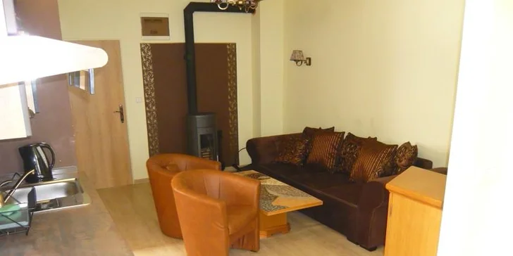 Až 15denní pohoda v Krkonoších: vybavený apartmán s kuchyňkou