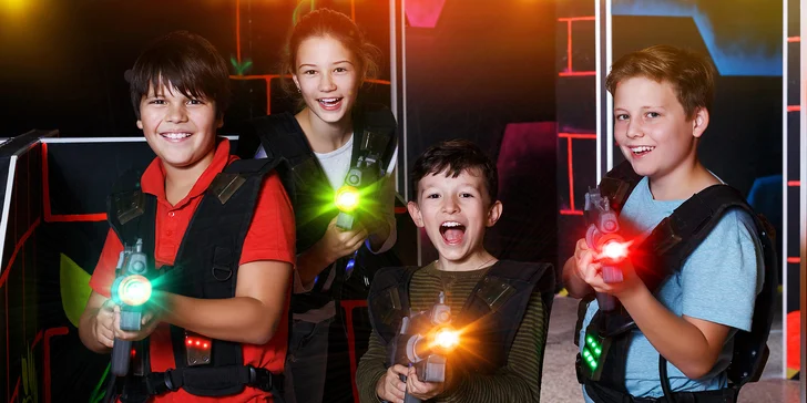 15 minut akční laser game pro 1 až 6 hráčů: aréna u Bořislavky