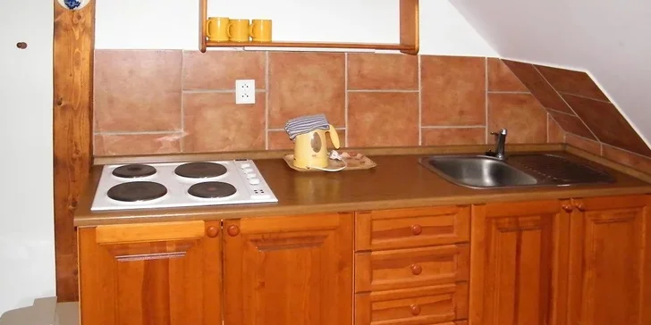 Chaloupka s apartmány až pro 6 osob v Janských Lázních jen kousek od Stezky korunami stromů