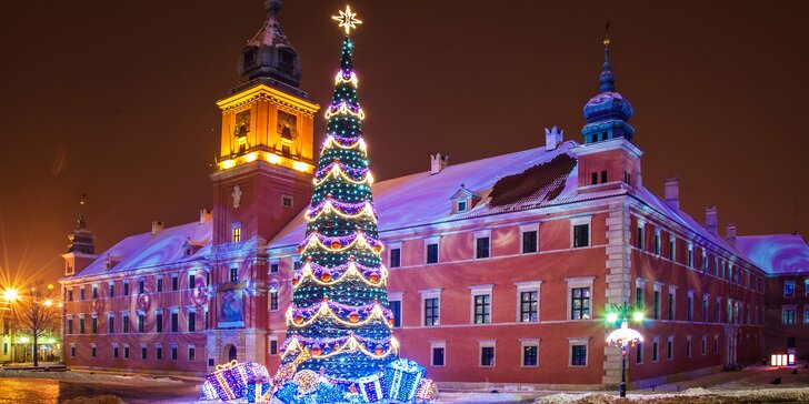 Jednodenní zájezd busem do adventní Varšavy: památky i vánoční trhy