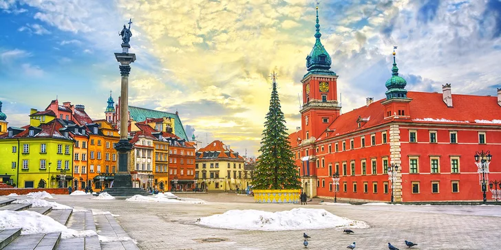 Jednodenní zájezd busem do adventní Varšavy: památky i vánoční trhy