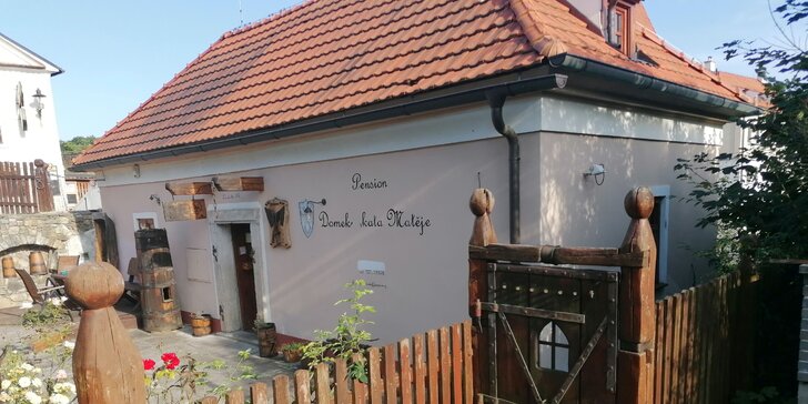 Stylový středověký domek v centru Českého Krumlova
