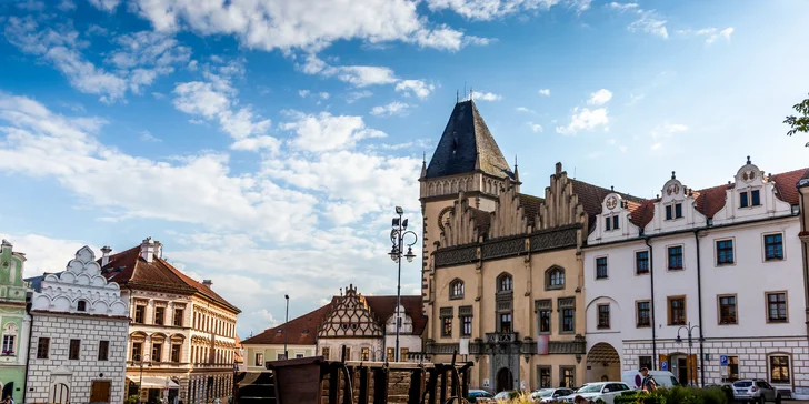 Báječný pobyt v historickém Táboře: snídaně i večeře, wellness a mnoho slev