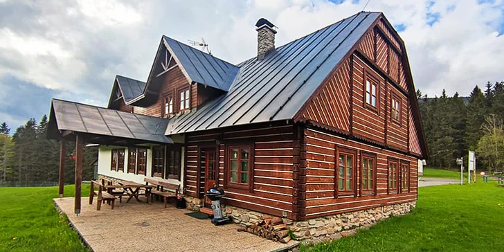 Chaloupka s apartmány až pro 6 osob v Janských Lázních jen kousek od Stezky korunami stromů