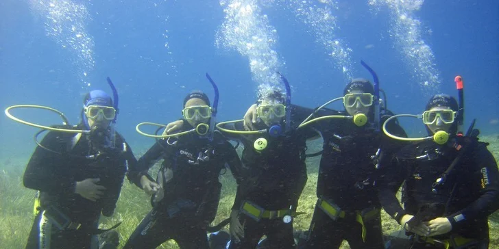 Prodloužený aktivní víkend s potápěním v Chorvatsku pro úplné začátečníky