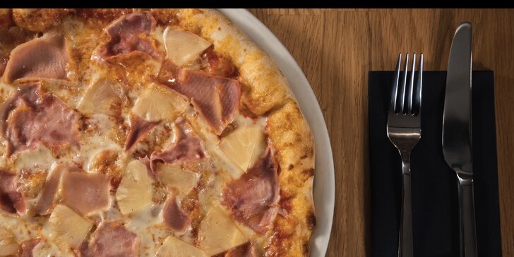 Pizza o průměru 32 cm nebo domácí pasta dle výběrů pro jednoho či dva pod Grébovkou