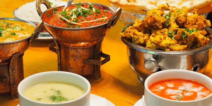 Tříchodové nepálské menu: na výběr 11 hlavních chodů vč. vegetariánských