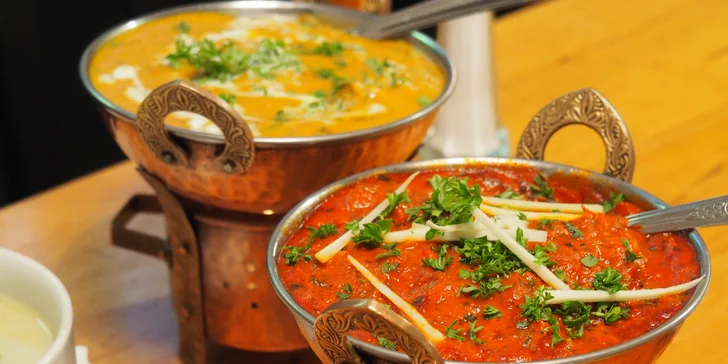 3chodové nepálské menu: na výběr 12 hlavních chodů vč. vegetariánských