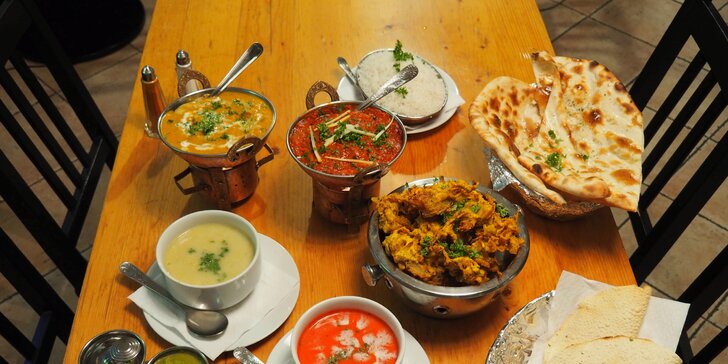 3chodové nepálské menu: autentické jídlo plné vůní a pestrá nabídka chodů