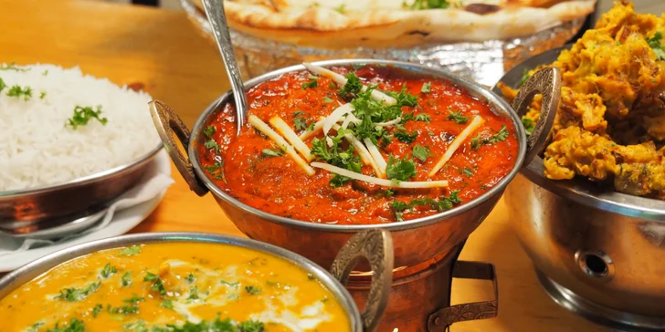 Tříchodové nepálské menu: na výběr 11 hlavních chodů vč. vegetariánských