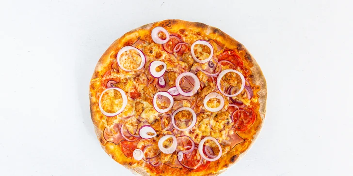 Dvě parádní pizzy o průměru 32 cm podle výběru z celkem 16 druhů