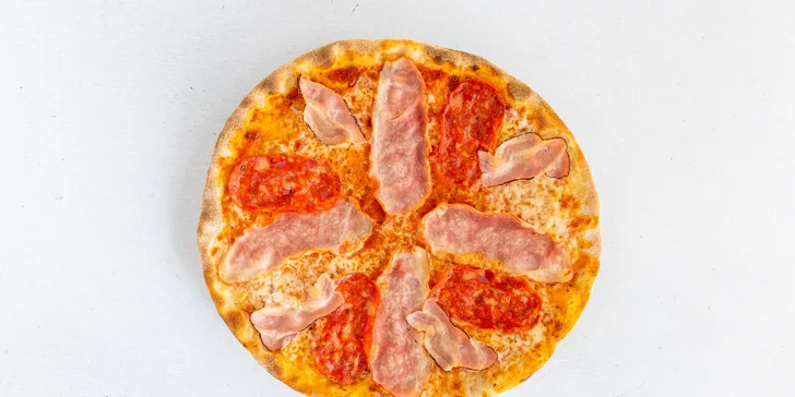 Dvě parádní pizzy o průměru 32 cm podle výběru z celkem 16 druhů