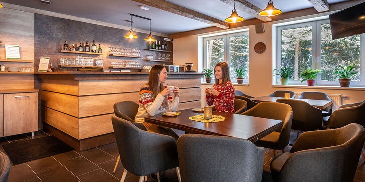 Dovolená v Jánské dolině: moderní apartmány, bohaté snídaně, každodenní relax ve špičkovém wellness