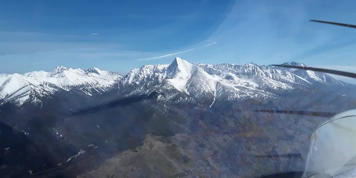 Okružní vyhlídkový let v Cessně do Tater a zpět: 500 km a téměř tři hodiny v oblacích