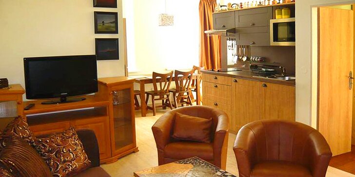 Až 15denní pohoda v Krkonoších: vybavený apartmán s kuchyňkou