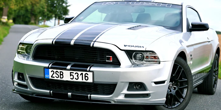 Upravený Ford Mustang: 30 min. spolujízdy nebo až 60 min. řízení