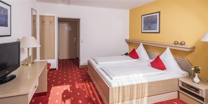 Parádní odpočinek v Německu: 3* hotel nedaleko termálních lázní, polopenze a wellness