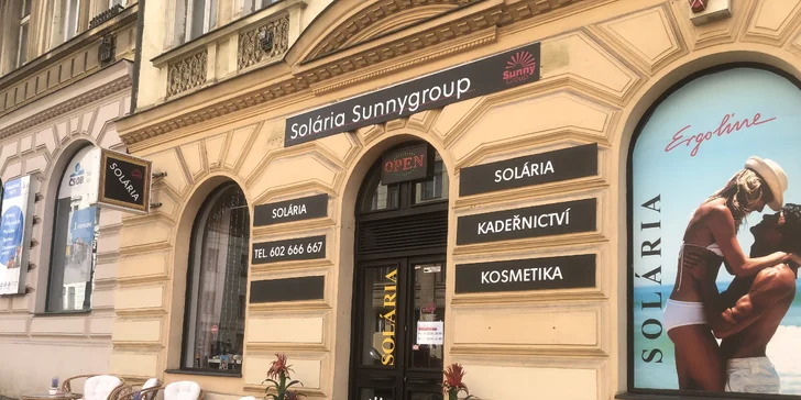 Roční permanentka do solária dle výběru v hodnotě až 1500 Kč