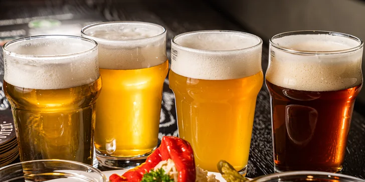 Na Stojáka v Brně: degustace 4 druhů piva a k tomu až 1,6 kg pikantních kuřecích paliček