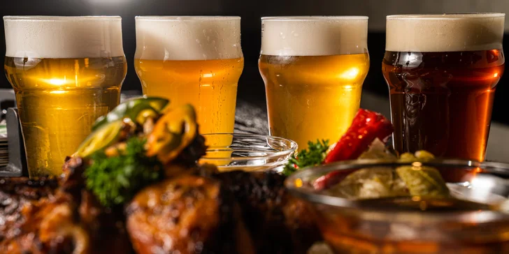 Na Stojáka v Brně: degustace 4 druhů piva a k tomu až 1,6 kg pikantních kuřecích paliček