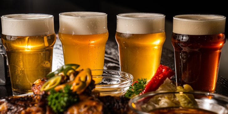 Na Stojáka v Brně: degustace 4 druhů piva a k tomu až 1,6 kg pikantních kuřecích paliček
