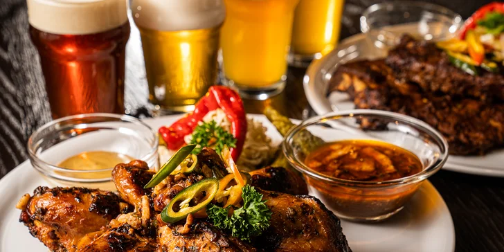 Na Stojáka v Brně: degustace 4 druhů piva a k tomu až 1,6 kg pikantních kuřecích paliček