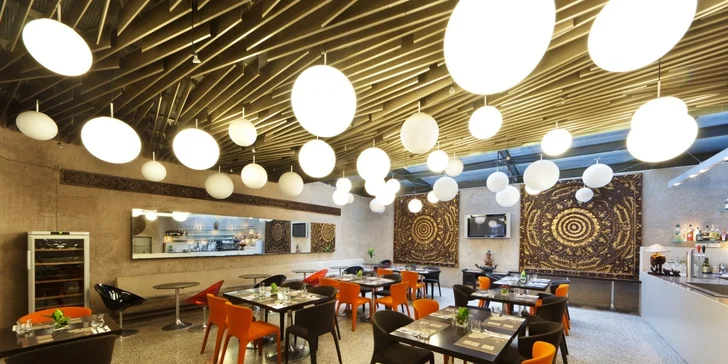 Originální thajské menu v Café Buddha Národní