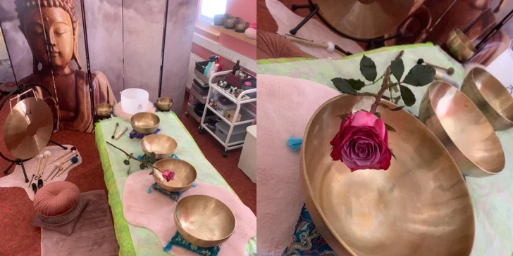 Uvolněte se: tlaková masáž těla, reflexní terapie chodidel a sound healing