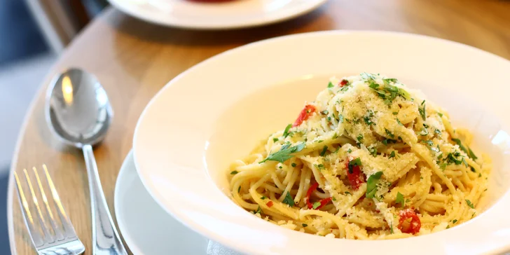 Otevřený voucher v hodnotě 500 nebo 1 000 Kč do italské restaurace Pasta & Fidli