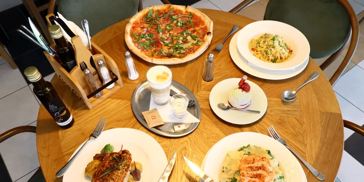 Otevřený voucher v hodnotě 500 nebo 1 000 Kč do italské restaurace Pasta & Fidli