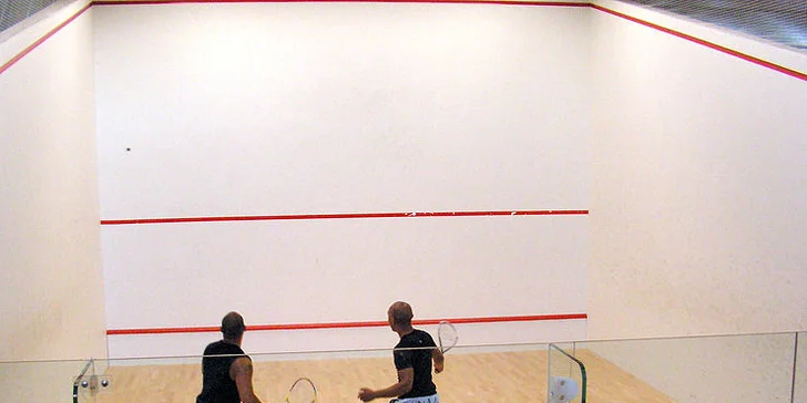 Squash pro dva až na 2 hodiny + sleva na permici