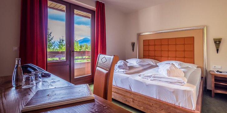 Pobyt v rakouském Kaprunu: krásný alpský hotel s výhledy na hory, ultra all inclusive, neomezený wellness