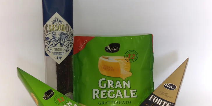 Podzimní balíček delikates k vínu: estonské sýry i španělský fuet