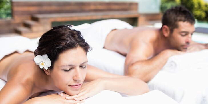 Relaxační uvolnění ve dvou: 60minutová párová masáž dle vlastního výběru